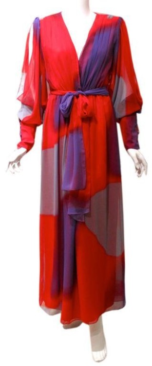 omgthatdress:  1970s Hanae Mori dress via 1stdibs.com 