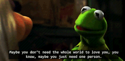 lovequotesrus:  Photo Courtesy: sk8rgrl  In all honesty, if someone asked me what my type was, I&rsquo;d say Kermit.