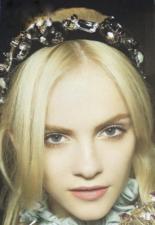 Porn Ginta Lapina backstage Nina Ricci Fall 2011 photos