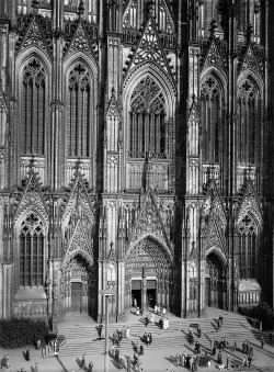 tonguedepressors:  Kölner Dom, facade, by