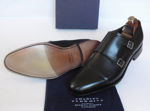 Charles Tyrwhitt double monks, size US 8D, $243.54 shipped – All sorts of double monks popping up today.