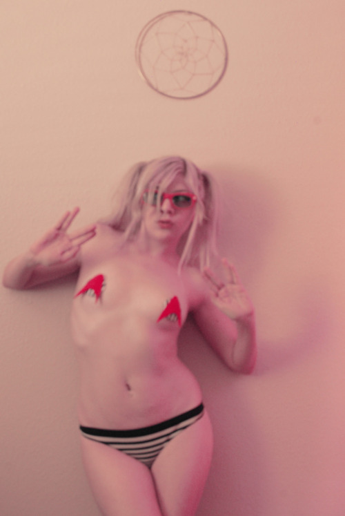 holographs: Live Long and Prosper.Star Trek Pasties &amp; Matching Glasses. :) Skirt coming soon