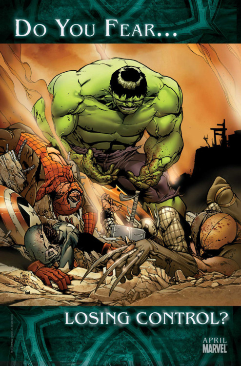 theoryofboredom: bruce-banner: ladys3: bazingaking: Fear Itself teasers: Do You Fear…? By Stu