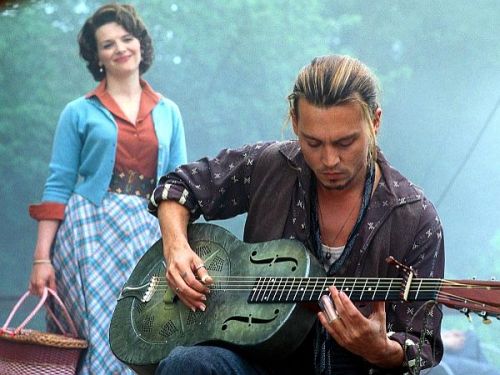 Johnny Depp in Chocolat: Guitarist. Scruffy. Johnny Depp. Irish… 