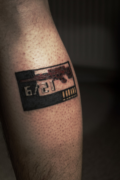 winstonelliott:  fuckyeahtattoos:  I love Metal Gear Solid, and Sniper Wolf is a babe.  Done by Tom Caine @ Holy Mountain Tattoo, Scunthorpe, UK  Not mad about this at all. Sniper Wolf was my fav. 