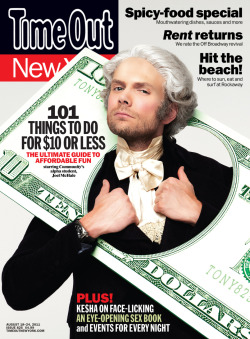 reason-says:  donnerdont:  hamiltonismyhomeboy:  timeoutnewyork:  This week, our Cheap issue is on newsstands; in it, you’ll find lots of awesome stuff to do for บ or less. You’ll also find Community star Joel McHale dressed up as Alexander Hamilton,