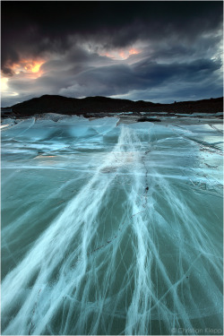 theworldwelivein:  The Spirit of Iceland | Svínafellsjökull glacier, Skaftafell, Southern Iceland, Europe©  www.lichtjahre.eu Photographer notes:Dramatic cloud sceneries with stray sun light are typical for Iceland. Such unique moods of the light