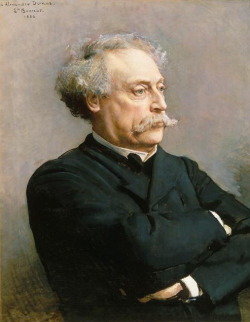 peira:  Léon Joseph Florentin Bonnat:  Portrait of Alexandre Dumas fils (1886) 