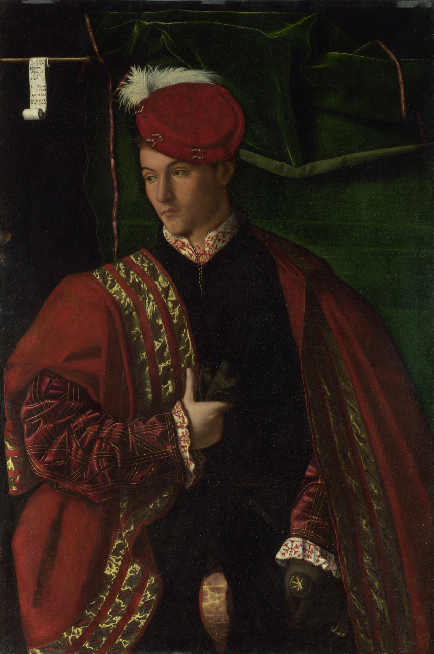 necspenecmetu:  Bartolomeo Veneto, Portrait of Ludovico Martinengo, 1530 