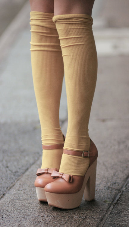 laurenperalta:  bettyliebling:  I want Chloe Sevigny shoes BAD  Anyone know where I can find socks like this? 