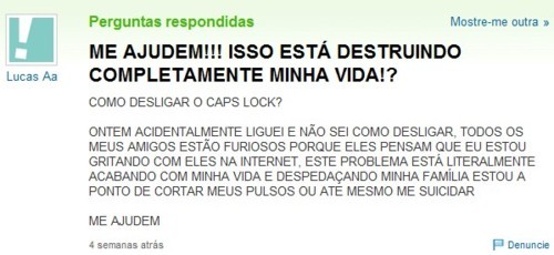   Minha reação:  