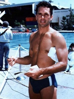 dragstrip66movie: “HUMPDAY RETRO HUNK” Gregory Harrison is best known as Gonzo from “Trapper John, MD.” The shirtless shot of him in the shower in the opening theme is emblazoned in many gay boys’ memories back in the day. He most recently