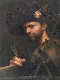 necspenecmetu:  Gian Paolo Lomazzo, Self-Portrait,