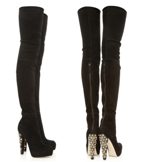 Brian Atwood Blonski Suede Boots