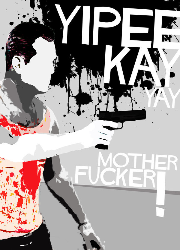 ianbrooks:  Movie Quotes with a Gun by Edgar Ascensão Movie quotes are pretty cool
