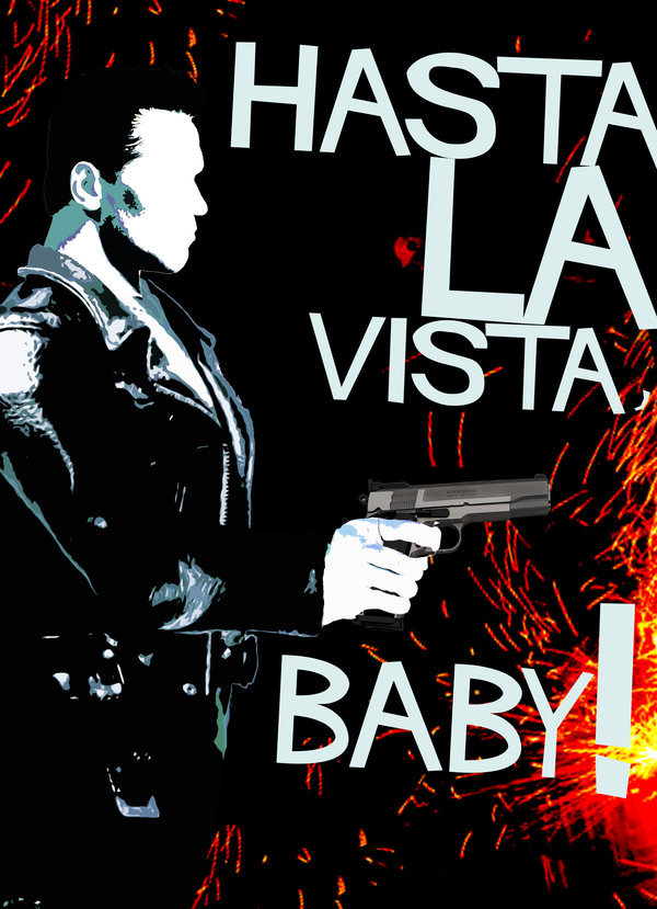 ianbrooks:  Movie Quotes with a Gun by Edgar Ascensão Movie quotes are pretty cool