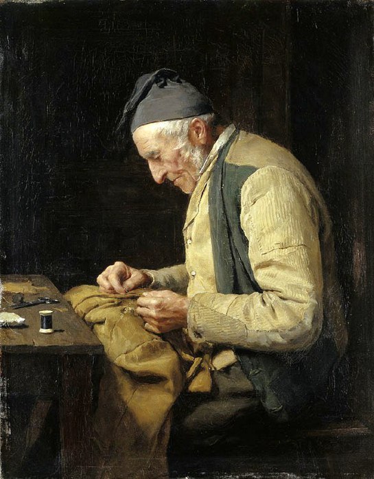 poboh:  Albert Anker. Swiss, (1831 -1910) 