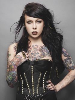 inkeddolls:  Megan Massacre by Inked Magazine