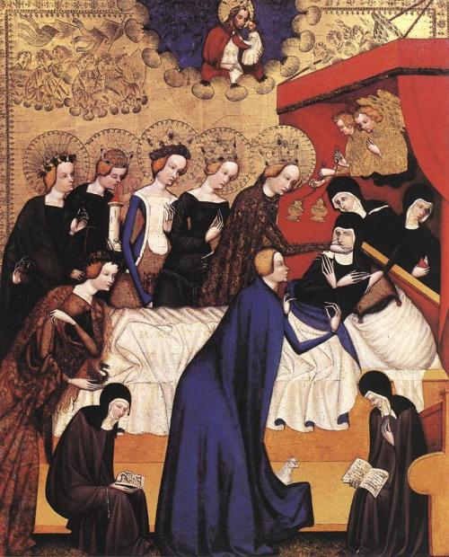 shuddhi: MASTER of Heiligenkreuz The Death of St. Clare 1410