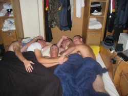 manhood:  Sleeping together 