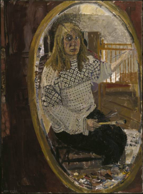 art-mirrors-art: Jean Cooke ( aka Jean Bratby) - Self-portrait (1958)