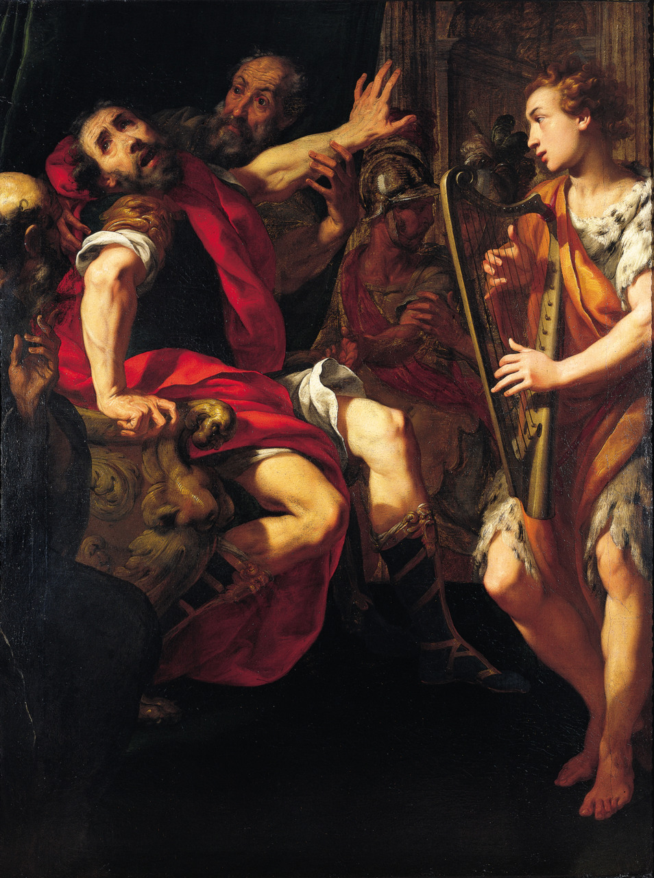 necspenecmetu:  Daniele Crespi, David Pacifies Saul with the Music of a Zither, c.