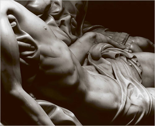 yerawizardharry:  A photograph of Michelangelo’s “Pietà” by Aurelio Amendola from the art book “Michelangelo: La Dotta Mano.” 