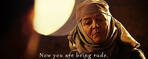 lannisnow:  vestergard:  sunnytyler001:  rekkacska:  Sansa is being rude   I wonder