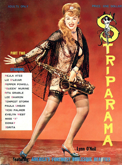 Lynne O'Neill graces the cover of ‘STRIPARAMA’ porn pictures