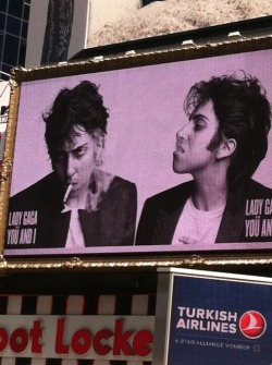 Thatboyisamonnster:  Jo Calderone In Times Square. 