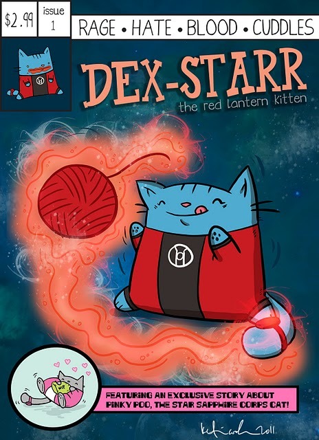 speedforceorg:  Dex-Starr by Katie Cook, from the DC Fifty-TOO project.  this would be first on my p