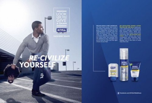 theleadingblacks:
“ TODAY IN WTF AD INDUSTRY: I can’t even make time to explain this fucked-up image: This ad is actually running as a general market campaign in the U.S. Who thought this was a good idea? Apparently, a black man thought it was a good...