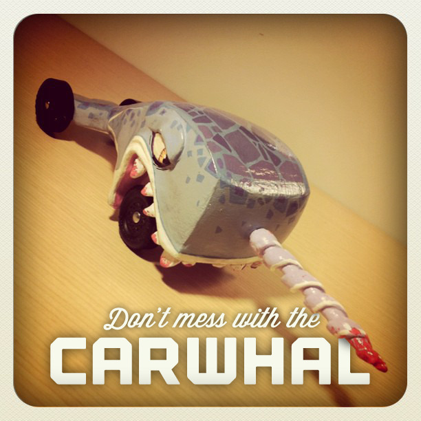 Daily Design.
Last night we at Clutch took home 2 prizes at the CSCA (Columbus Society of Communicating Arts) annual pinewood derby competition for this rocking piece of work, The Carwhal. We received the 1st place in ‘Design’ and 2nd place in 'Big...