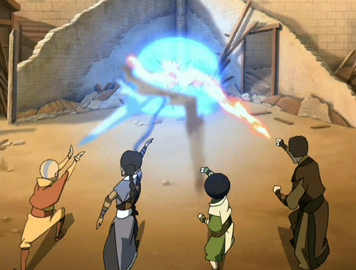 avatarparallels:  hereinyourarms33:  worldsxhope:   FOUR ELEMENTS!!!   Son of a bitch I just realized they did the elements in this scene in order of the avatar cycle too  Reminds me of…  (x) 