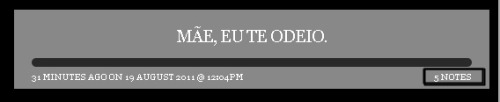 oieusinto:  Não importa o que aconteça, eu NUNCA iria falar isso. 