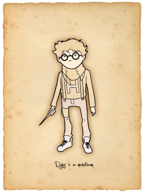 hpfanart:  We go to a school in Scotland. You’ve probably never heard of itby Rotae 