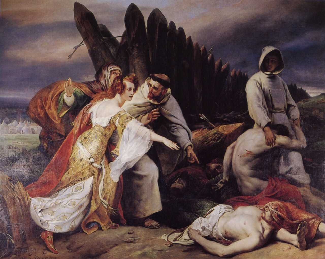 missfolly:  Edith Finds the Head of Harold After the Battle of Hastings by Emile