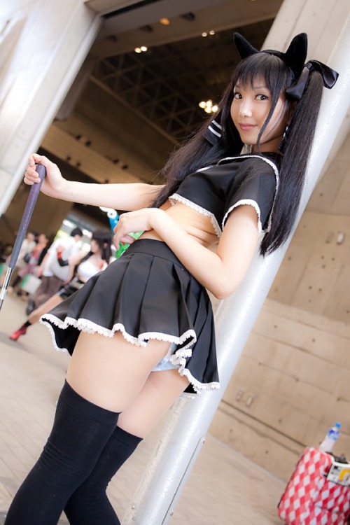 upskirt1panties: 露出コスプレイヤー (via パンチラ画像掲示板)