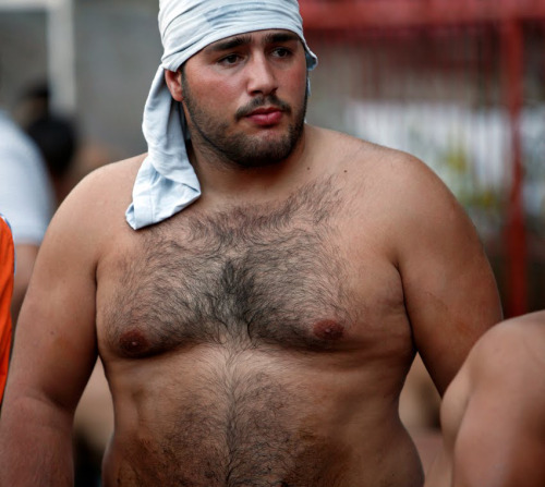 housebearsofatlanta:  temple-of-apollo:  TURKISH WRESTLER   Sexy as bear fuck