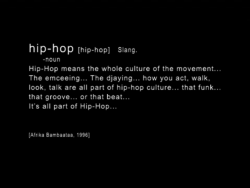 wyclefjeansmells:  onesmartblackboy:  As seen in the documentary: What Ever Happened to Hip-Hop, which I am now watching. You can too: here.  It began with the beat of the drum. With the beat, came a voice for those without one. From this voice, came