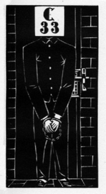 artemisdreaming:  Above: The Ballad Of Reading Gaol - Frans Masereel Yet each man kills the thing he lovesBy each let this be heard.Some do it with a bitter look,Some with a flattering word.The coward does it with a kiss,The brave man with a sword! Oscar