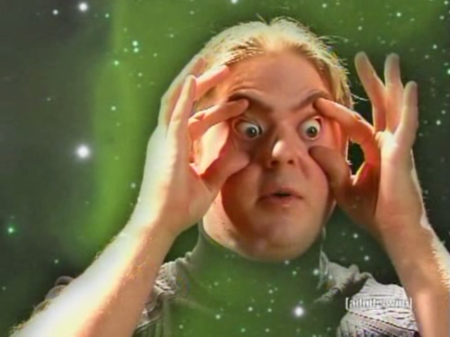 yesterdaysmeme:mantis-toboggan:UNIVERSEIt’s not a bowl!Tim and Eric and the universe. What else does