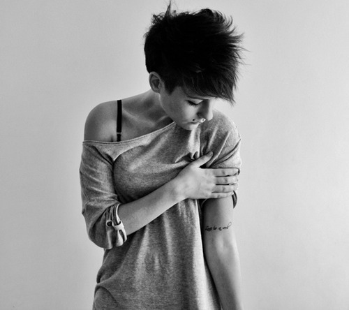 confession: i’ve always had a weird thing for pretty girls with short cut hair.