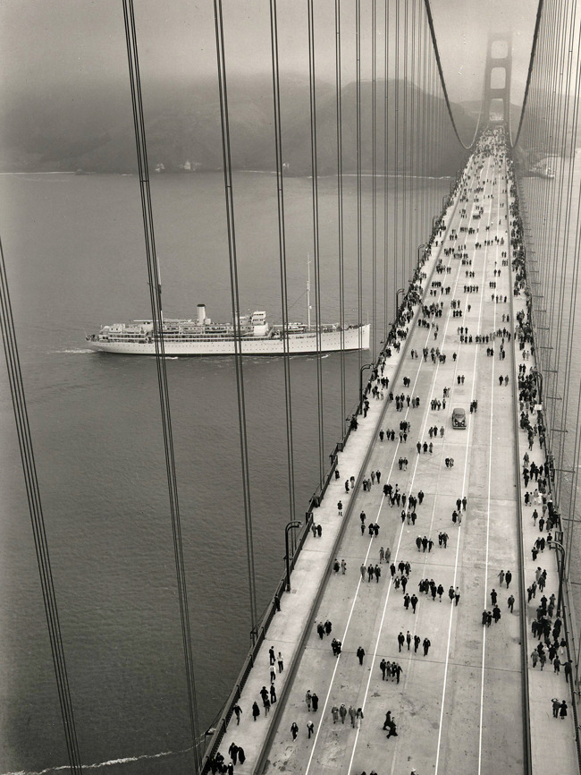 Golden Gate Bridge District
The Golden Gate Bridge opened on May 27, 1937