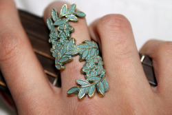 this-is-thestoryofagirl:  Just bought this ring in white today!  Wearing it right now :) 