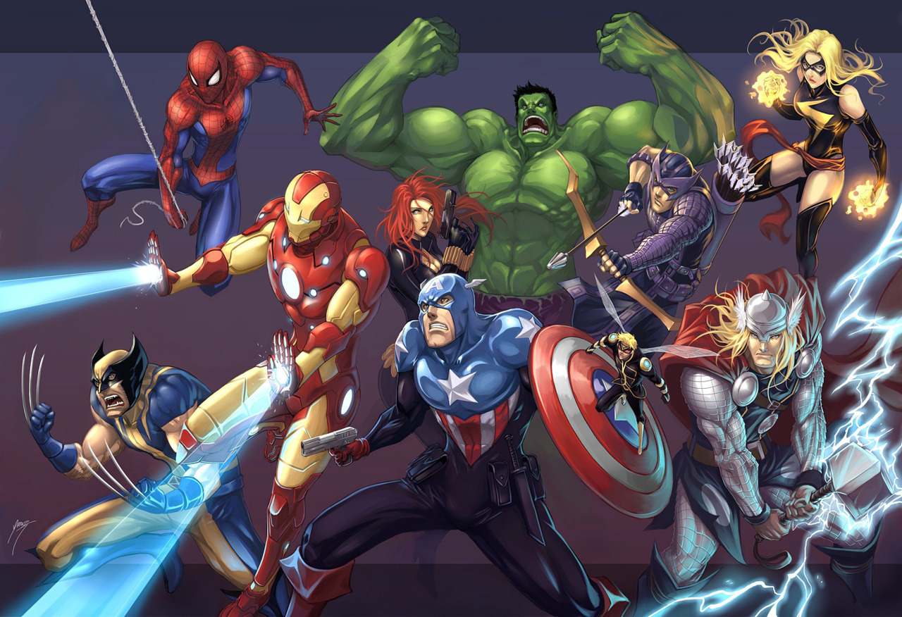 The Avengers team up to cause some all out chaos in Tumblr artist Drake Tsui’s latest fan art piece. Check out more of his incredible work here.
Assemble by Drake Tsui (Tumblr) (Facebook) (Twitter)
Via: quirkilicious