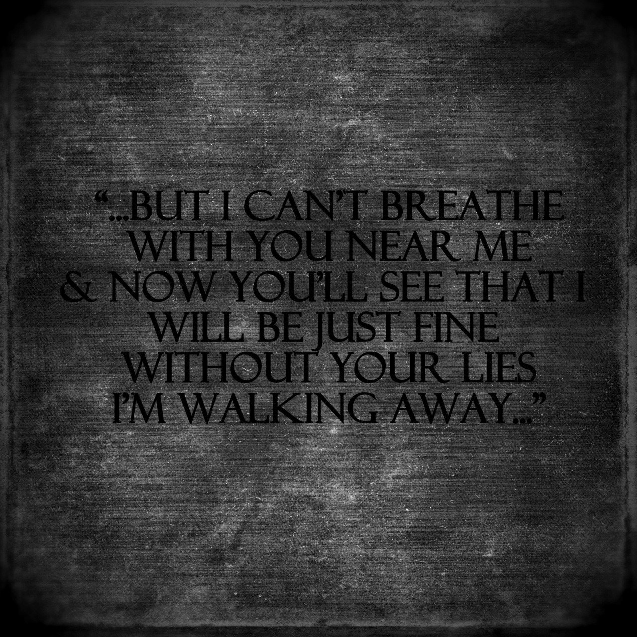 Breathe Hope in me...