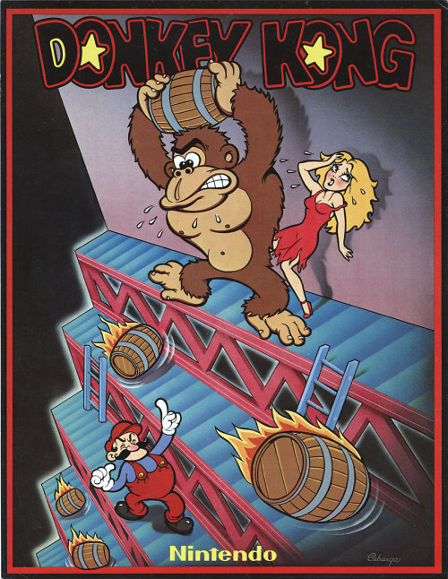 XXX gameandgraphics:  Donkey Kong flyer (Arcade, photo