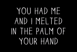 i'm glad i didn't die before i met you.