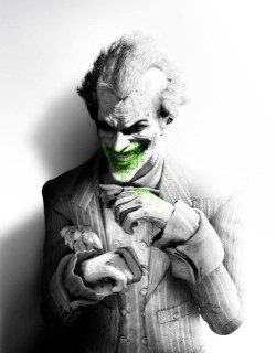 comicsalliance:  New key art of the Joker from Batman: Arkham City has surfaced. He looks somewhat sicklier than normal. [Facebook] 
